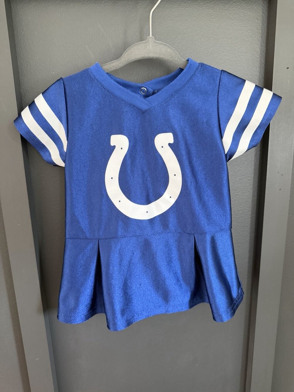 NFL Team Apparel Indianapolis Colts Girl 3-6 Months Dress Jersey